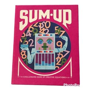 Vintage 1970 Sum-Up Equation Card Game | 3M Company